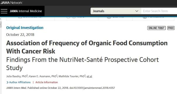 JAMA子刊：昂貴的有機水果和蔬菜有利于降低患癌癥的風險