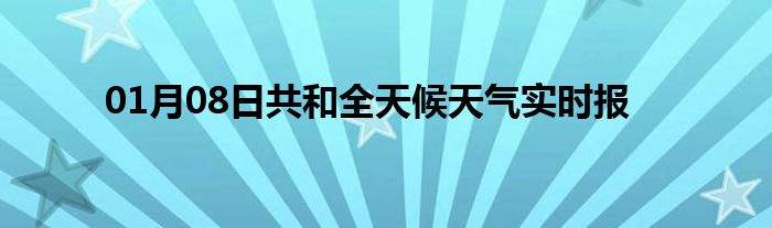 01月08日共和全天候天氣實時報