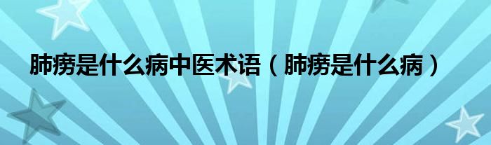 肺癆是什么病中醫(yī)術(shù)語（肺癆是什么?。?class='thumb lazy' /></a>
		    <header>
		<h2><a  href=